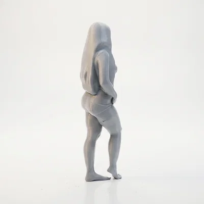 Mô hình tượng nữ điêu khắc vải rủ 3D (Female Figure Draped Cloth Statue)