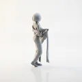 Mô hình tượng nữ nhân đang thay đồ - File in 3D nghệ thuật - Thumbnail 4