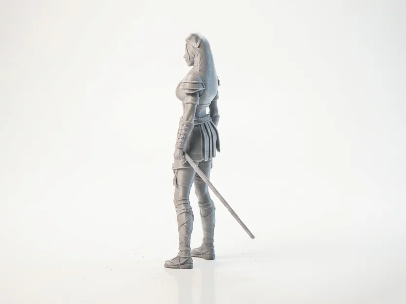 Mô Hình 3D Nữ Chiến Binh Fantasy - Lady Warrior Fantasy Figurine - Image 4