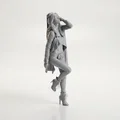 Mô hình 3D tượng cô gái lau nước mắt - Tượng nghệ thuật in 3D - Thumbnail 1
