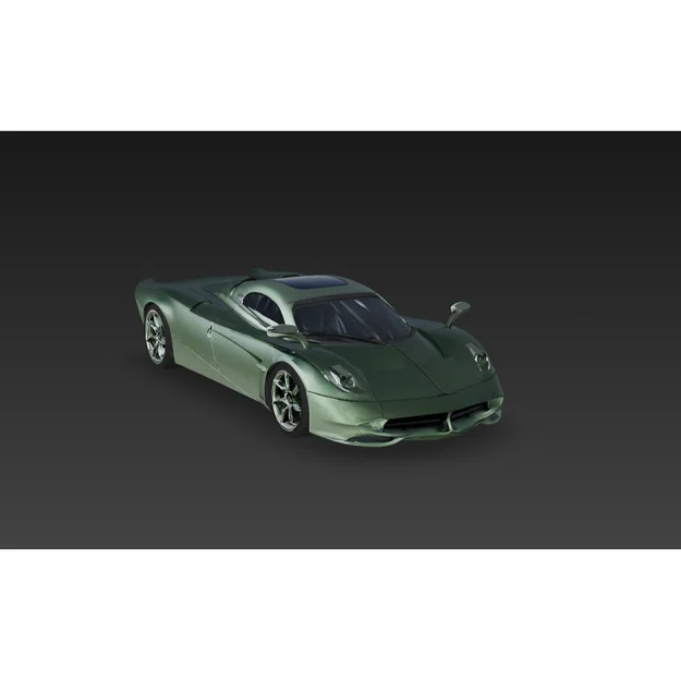 Mô hình siêu xe Pagani Huayra Codalunga in 3D tuyệt đẹp - Image 1
