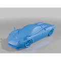 Mô hình siêu xe Pagani Huayra Codalunga in 3D tuyệt đẹp - Thumbnail 2