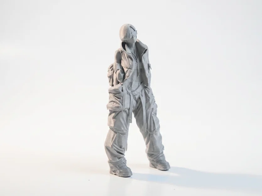 Mô hình tượng cô gái thời trang với túi xách - In 3D STL - Image 2