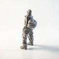 Mô hình tượng cô gái thời trang với túi xách - In 3D STL - Thumbnail 4