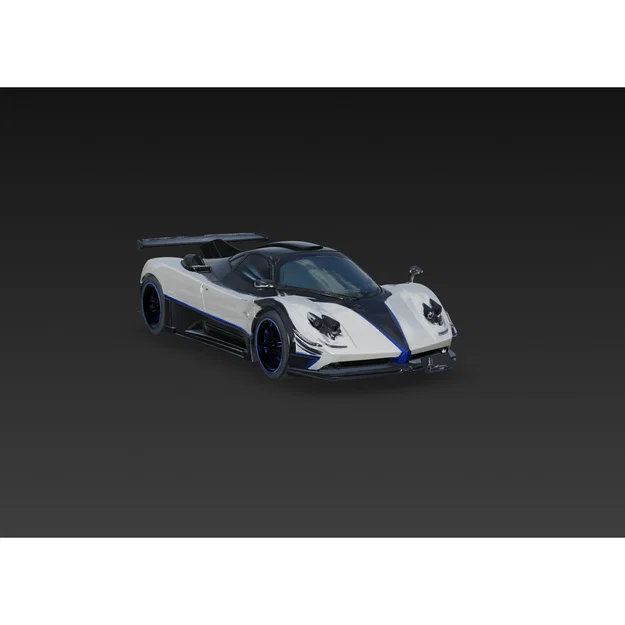 Mô hình siêu xe Pagani Zonda Revolución in 3D cực chi tiết - Image 2