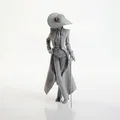 Mô Hình 3D Quý Cô Cầm Gậy Thanh Lịch - Thumbnail 1