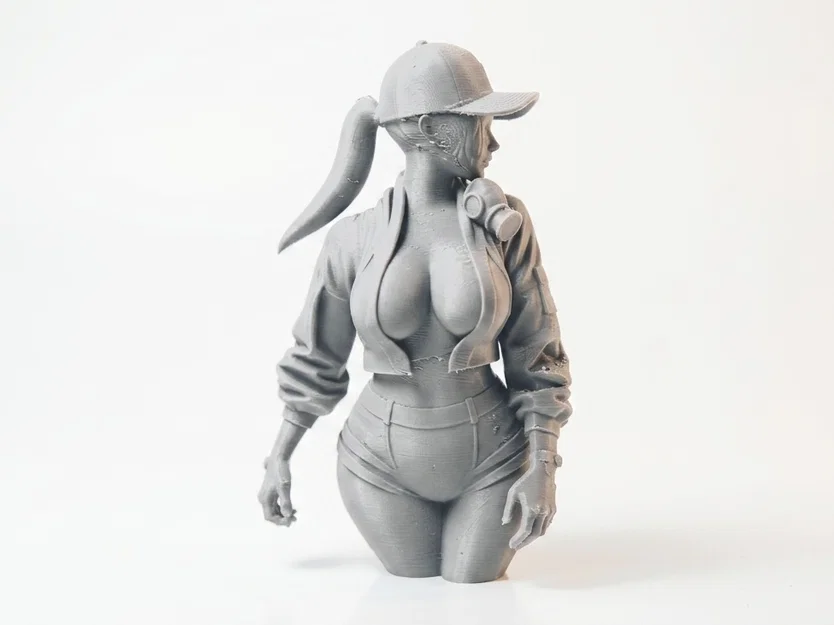 Mô hình tượng nữ đội mũ thời trang (Lady With Cap) - File in 3D - Image 3