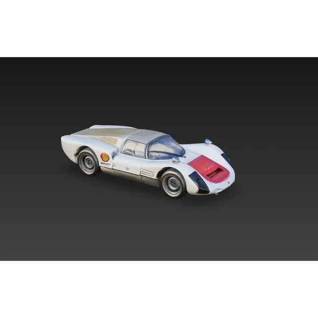 Mô hình 3D Porsche 906 Carrera 6: Tái hiện siêu xe đua huyền thoại - Image 1