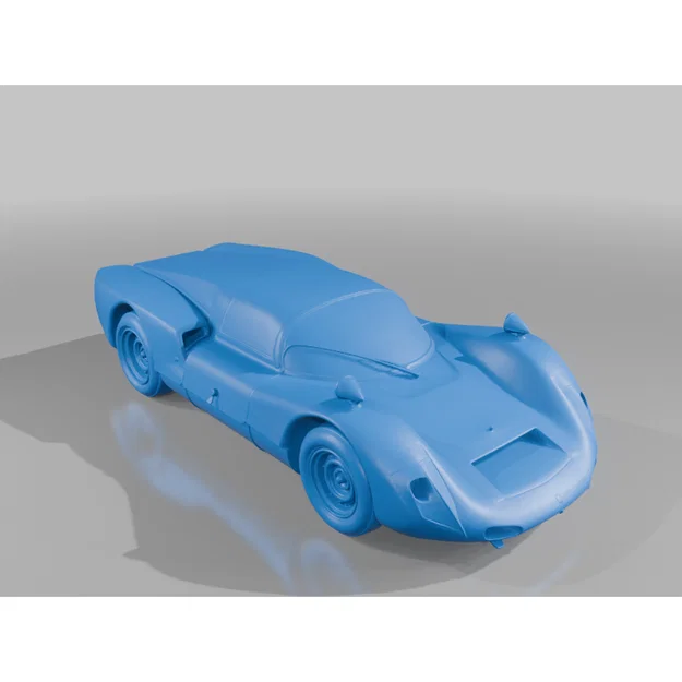 Mô hình 3D Porsche 906 Carrera 6: Tái hiện siêu xe đua huyền thoại - Image 2