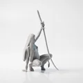 Mô hình 3D Nữ Chiến Binh Cầm Trường Kiếm Phong Cách Giả Tưởng - Thumbnail 2