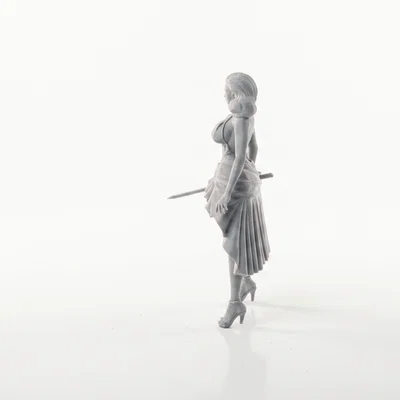 Mô hình 3D Nữ Chiến Binh Thanh Lịch