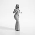 Mô hình 3D người phụ nữ với cử chỉ bàn tay (Lady With Palm Out) - Thumbnail 1