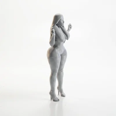 Mô hình tượng cô gái quàng khăn - Tượng nữ nghệ thuật in 3D