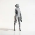 Mô hình Figurine Quý Cô Với Hai Gói Đồ - File in 3D - Thumbnail 3