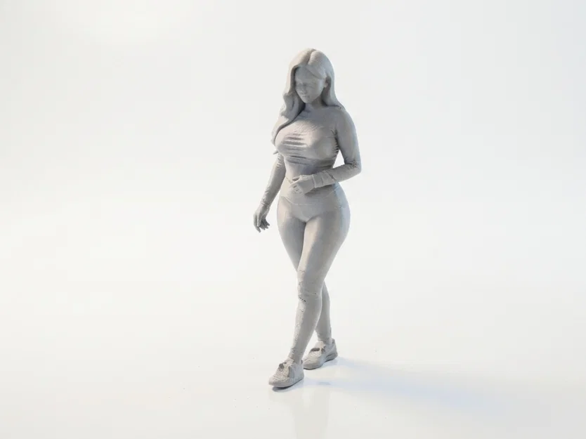 Mô Hình 3D Tượng Nữ Vận Động Viên Thể Thao (Athletic Woman Figurine) - Image 1
