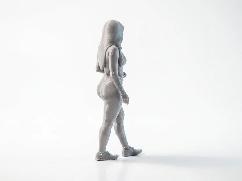 Mô Hình 3D Tượng Nữ Vận Động Viên Thể Thao (Athletic Woman Figurine) - Image 3