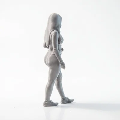 Mô Hình 3D Tượng Nữ Vận Động Viên Thể Thao (Athletic Woman Figurine)