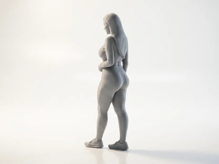 Mô Hình 3D Tượng Nữ Vận Động Viên Thể Thao (Athletic Woman Figurine) - Image 4