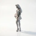 Mô hình 3D Latina Outfit Female Figurine - Thumbnail 1