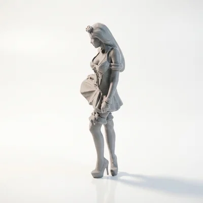 Mô hình 3D Latina Outfit Female Figurine