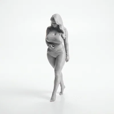 Mô hình 3D Tượng Nữ Hiện Đại - Modern Woman Figurine
