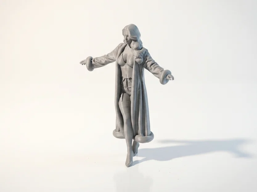 Mô hình tượng nữ nhân vật trùm mũ 3D Printable - Image 1