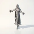 Mô hình tượng nữ nhân vật trùm mũ 3D Printable - Thumbnail 1