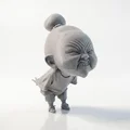 Mô hình nhân vật bé gái dễ thương 3D Printable - Thumbnail 3