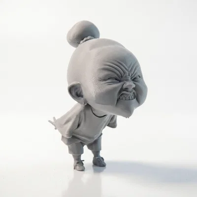 Mô hình nhân vật bé gái dễ thương 3D Printable