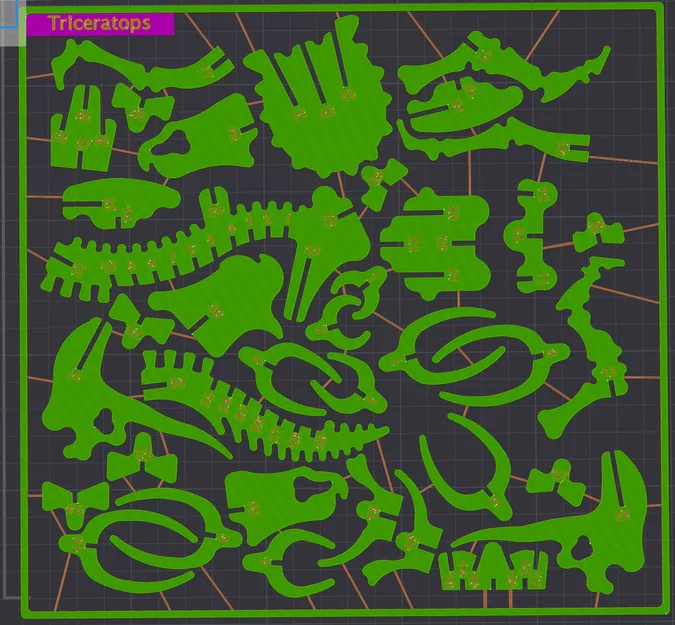Mô hình thẻ lắp ráp khủng long Triceratops - DinoCards - Image 3