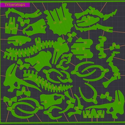 Mô hình thẻ lắp ráp khủng long Triceratops - DinoCards