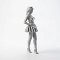 Mô hình 3D nhân vật nữ hầu gái (Maid Figurine) có thể in ấn - Thumbnail 3