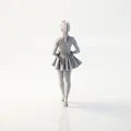 Mô hình 3D nhân vật nữ hầu gái (Maid Figurine) có thể in ấn - Thumbnail 4