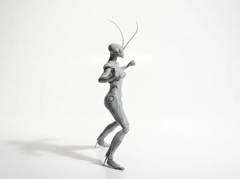 Mô hình nữ chiến binh bọ ngựa (Mantis Lady) - File in 3D - Image 3