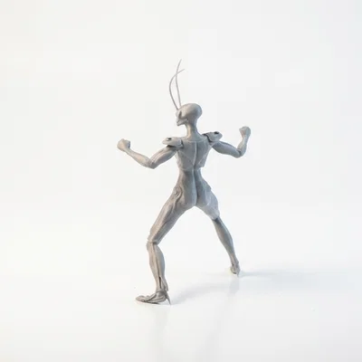 Mô hình nữ chiến binh bọ ngựa (Mantis Lady) - File in 3D