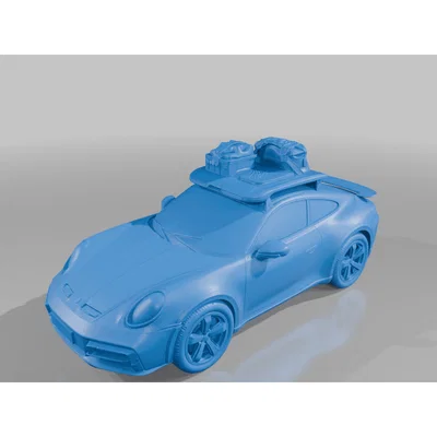 Mô hình 3D Porsche 911 Dakar trang trí cực chất cho người đam mê