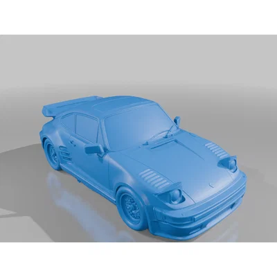 Mô hình 3D Porsche 911 930 Slantnose - Đồ trang trí xe hơi sưu tầm