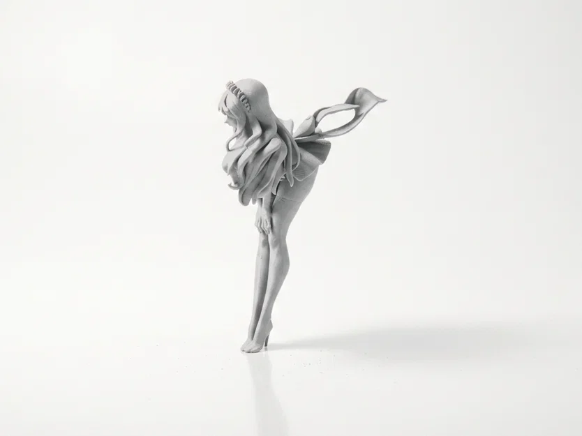 Mô hình 3D cô hầu gái cúi người (Maid Bending) có thể in 3D - Image 4