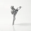 Mô hình 3D cô hầu gái cúi người (Maid Bending) có thể in 3D - Thumbnail 4