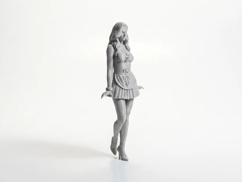 Mô hình 3D Figurine Cô Hầu Gái Tinh Xảo - Sẵn sàng để in - Image 2