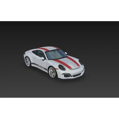 Mô hình 3D xe Porsche 911 R 991 - Thiết kế in ấn tối ưu