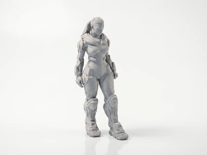 Mô hình nữ chiến binh Mech Suit - Mẫu in 3D phong cách Sci-Fi - Image 3