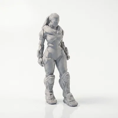 Mô hình nữ chiến binh Mech Suit - Mẫu in 3D phong cách Sci-Fi