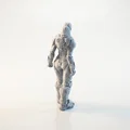 Mô hình nữ chiến binh Mech Suit - Mẫu in 3D phong cách Sci-Fi - Thumbnail 4