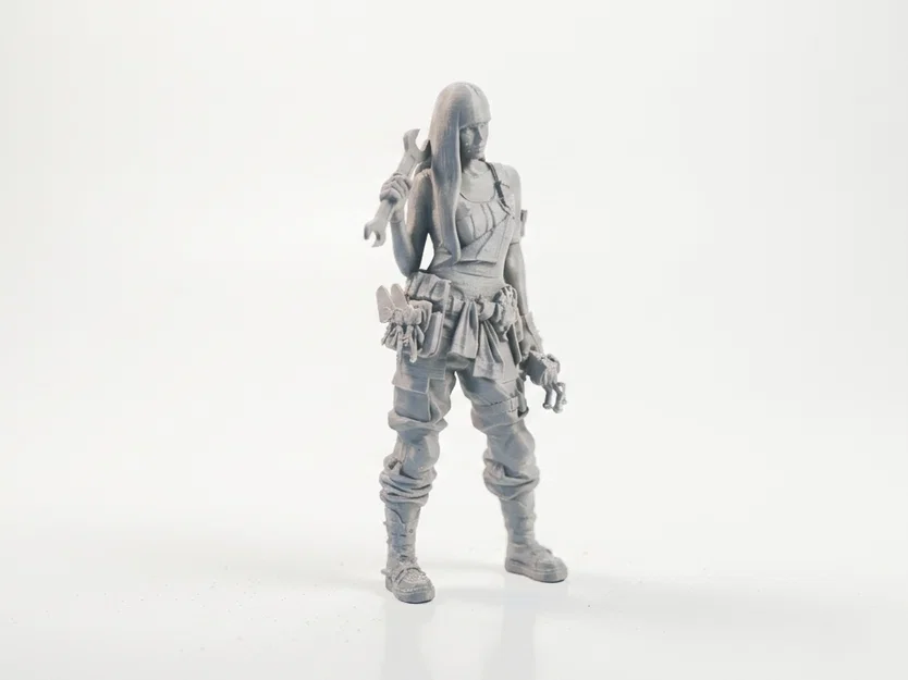Mô hình 3D Nữ Chiến Binh Thợ Máy (Mechanic Babe Warrior Figurine) - Image 2