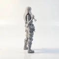Mô hình 3D Nữ Chiến Binh Thợ Máy (Mechanic Babe Warrior Figurine) - Thumbnail 3