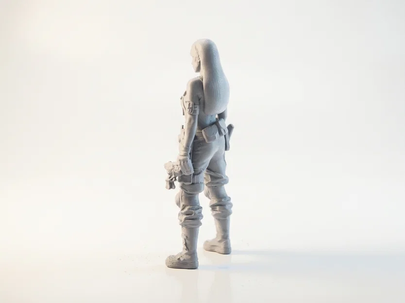 Mô hình 3D Nữ Chiến Binh Thợ Máy (Mechanic Babe Warrior Figurine) - Image 4