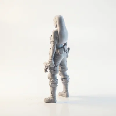 Mô hình 3D Nữ Chiến Binh Thợ Máy (Mechanic Babe Warrior Figurine)
