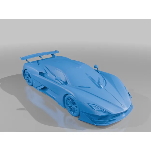 Mô hình siêu xe SSC Tuatara Striker in 3D cực chi tiết - Image 2