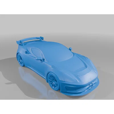 Mô hình siêu xe thể thao Saleen S1 để bàn in 3D chất lượng cao